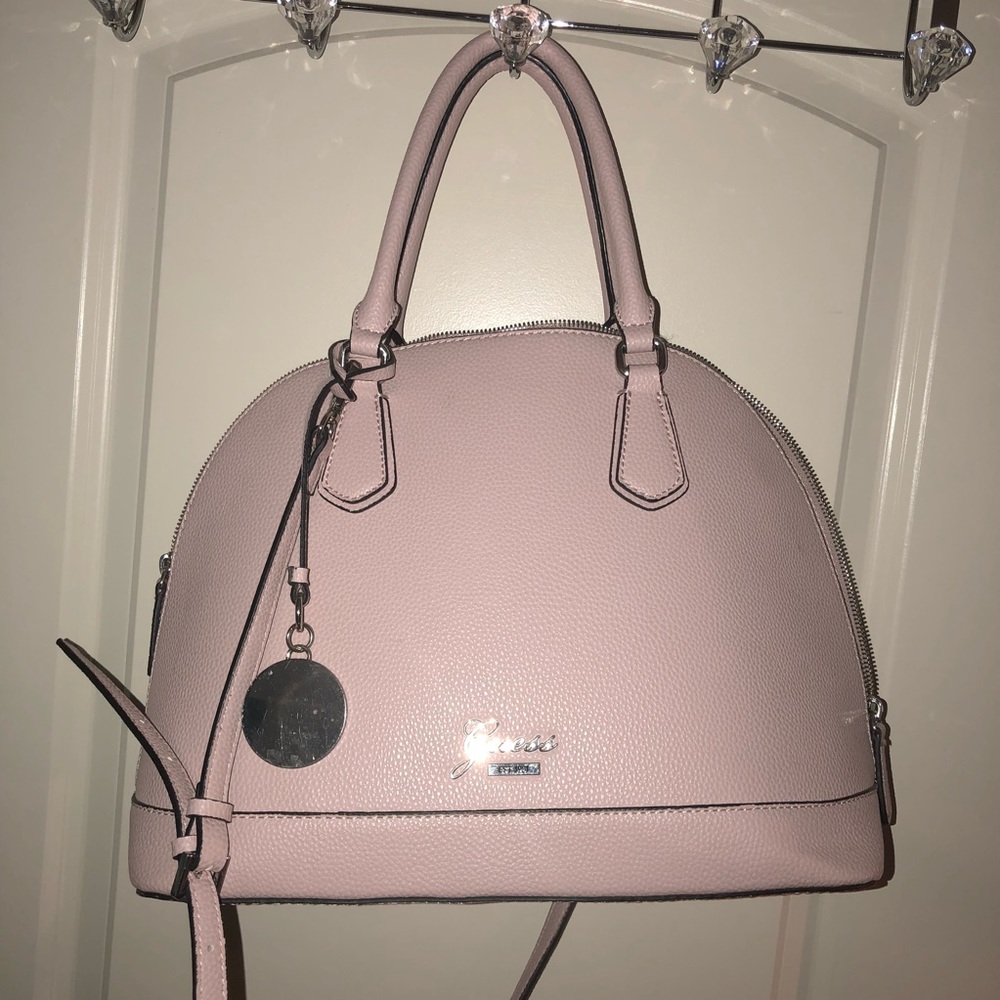 Guess light pink purse